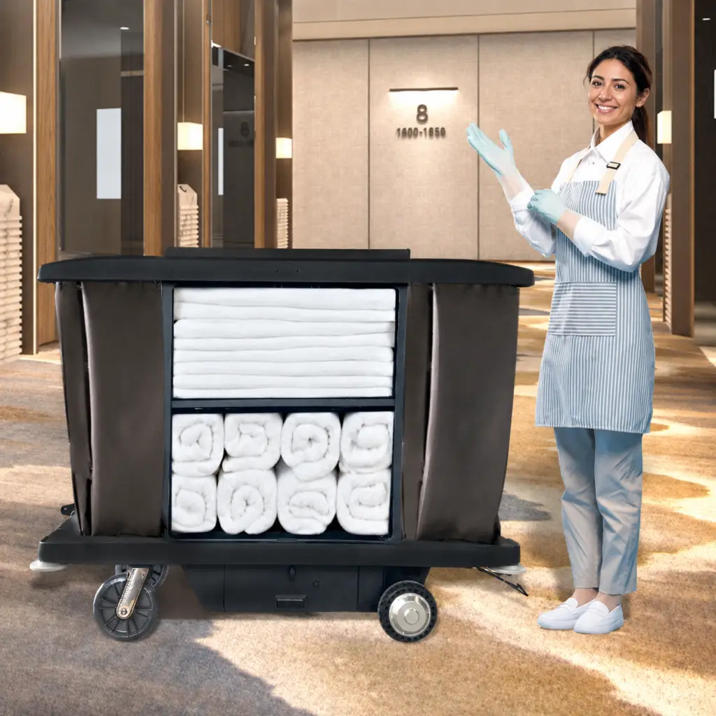 Carro eléctrico autónomo para housekeeping en un hotel