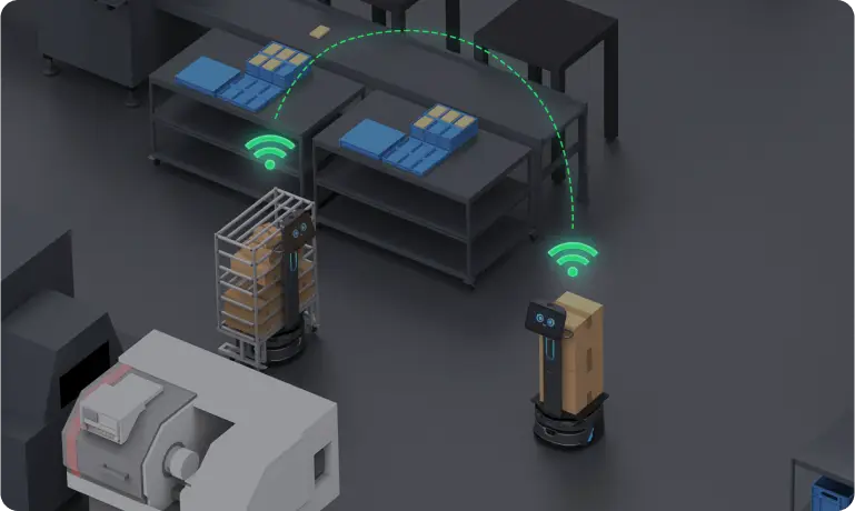 Robot de Logística con sistema multirobot